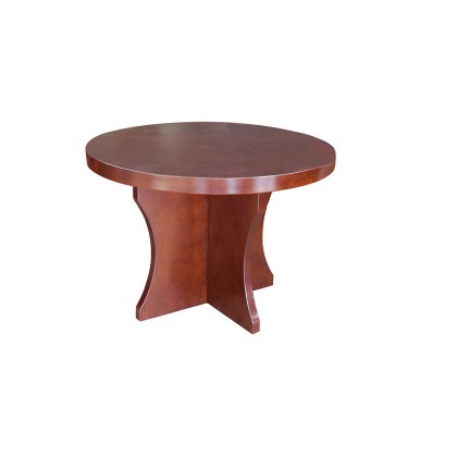 Small Round Veneer Table